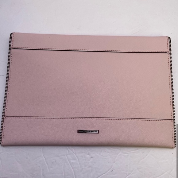 Rebecca Minkoff Leo Envelope Pink Clutch - Picture 2 of 7